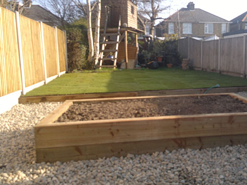 Creative Design & Build after Willow Landscapes completed work